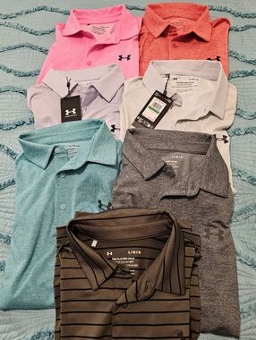 Men's Under Armour Polos Large